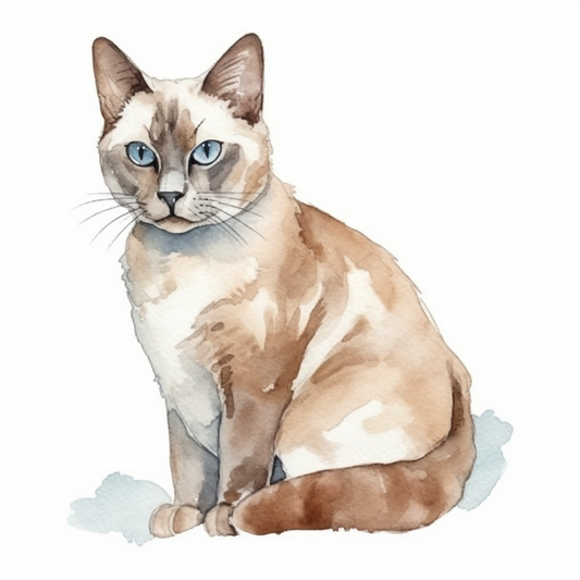 Burmese Cat Vinyl Decal Sticker for Car, Laptop, Tumbler and more # 008207
