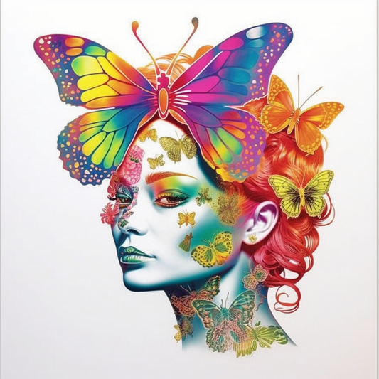 Butterfly Vinyl Decal Sticker for Car, Laptop, Tumbler and more # 005823