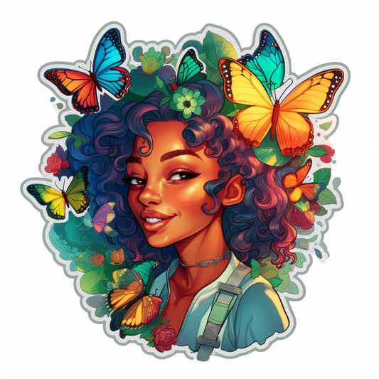 Butterfly Vinyl Decal Sticker for Car, Laptop, Tumbler and more # 005760