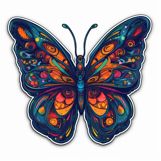 Butterfly Vinyl Decal Sticker for Car, Laptop, Tumbler and more # 005765