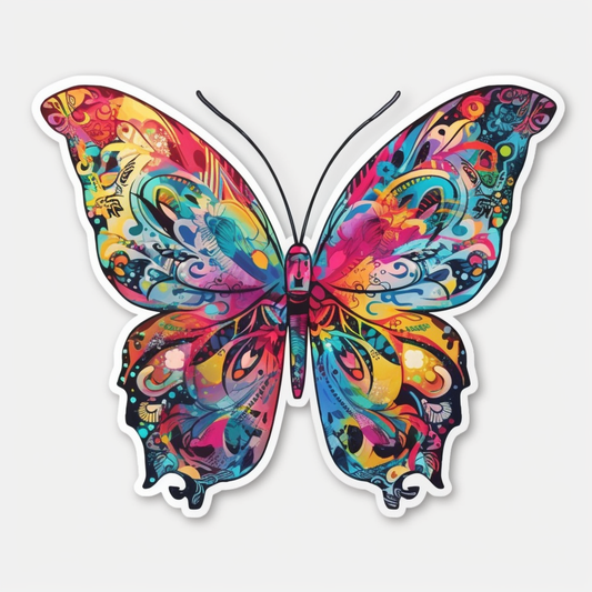 Butterfly Vinyl Decal Sticker for Car, Laptop, Tumbler and more # 005887