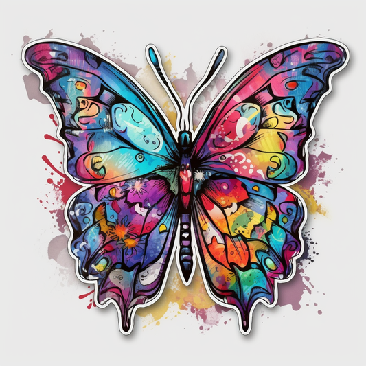 Butterfly Vinyl Decal Sticker for Car, Laptop, Tumbler and more # 005852