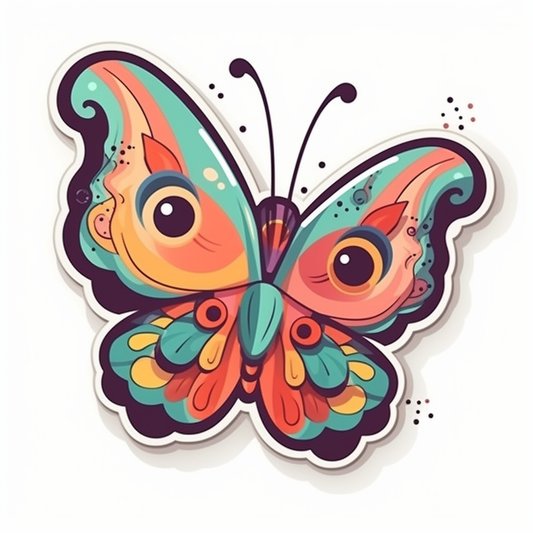 Butterfly Vinyl Decal Sticker for Car, Laptop, Tumbler and more # 005863