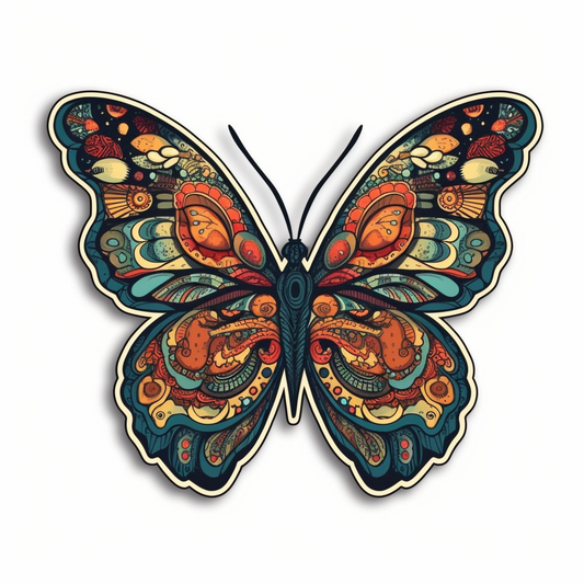 Butterfly Vinyl Decal Sticker for Car, Laptop, Tumbler and more # 005846