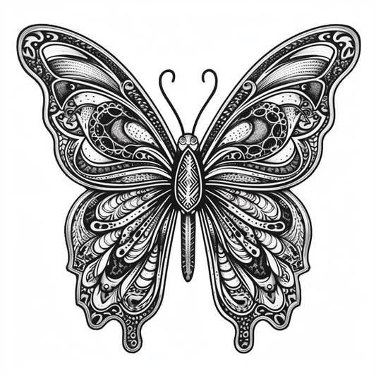Butterfly Vinyl Decal Sticker for Car, Laptop, Tumbler and more # 005796