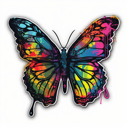 Butterfly Vinyl Decal Sticker for Car, Laptop, Tumbler and more # 005807