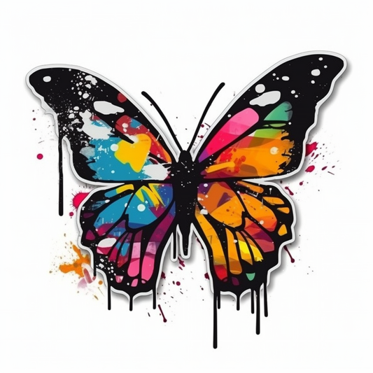 Butterfly Vinyl Decal Sticker for Car, Laptop, Tumbler and more # 005993
