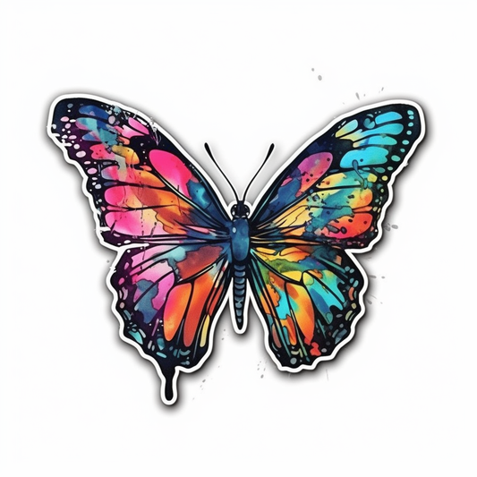 Butterfly Vinyl Decal Sticker for Car, Laptop, Tumbler and more # 005789