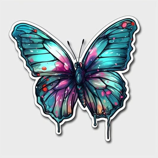Butterfly Vinyl Decal Sticker for Car, Laptop, Tumbler and more # 005794