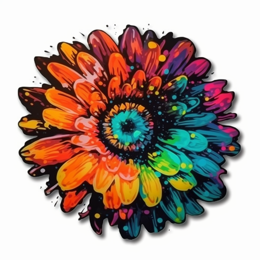 Calendula Flower Vinyl Decal Sticker for Car, Laptop, Tumbler and more # 006325