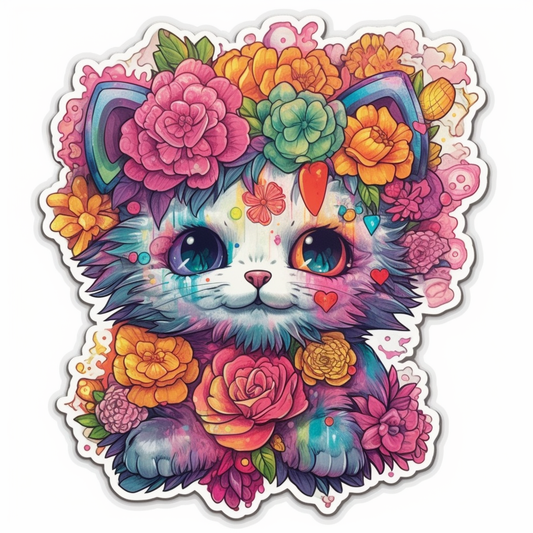 Carnation Flower Vinyl Decal Sticker for Car, Laptop, Tumbler and more # 006417