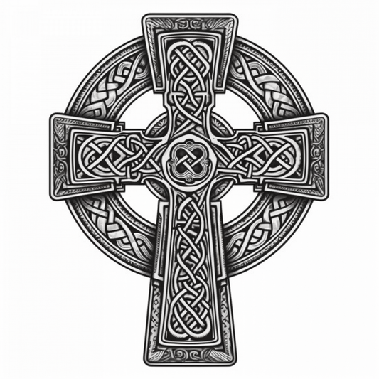 Celtic Cross Vinyl Decal Sticker for Car, Laptop, Tumbler and more # 007871