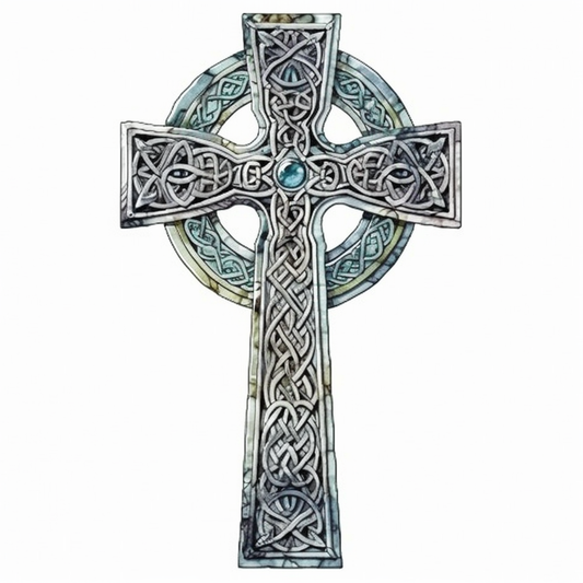 Celtic Cross Vinyl Decal Sticker for Car, Laptop, Tumbler and more # 007899
