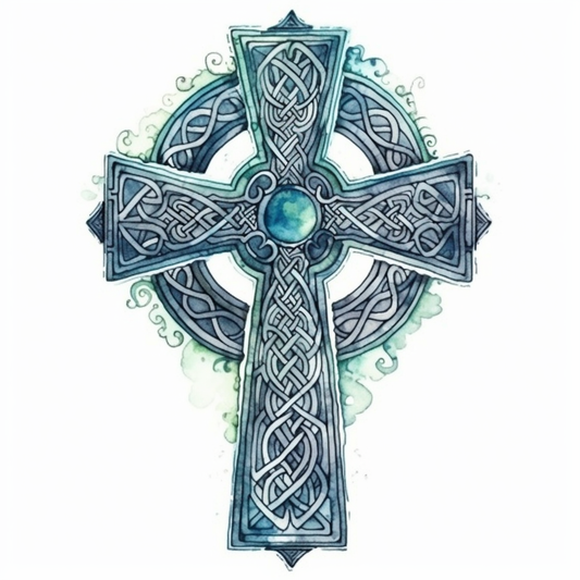 Celtic Cross Vinyl Decal Sticker for Car, Laptop, Tumbler and more # 007895