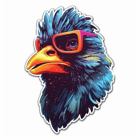 Chicken Vinyl Decal Sticker for Car, Laptop, Tumbler and more # 006549
