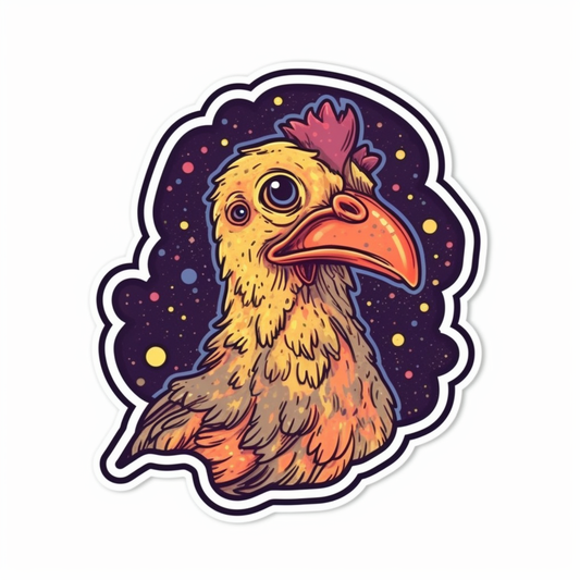Chicken Vinyl Decal Sticker for Car, Laptop, Tumbler and more # 006550