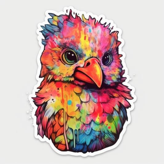 Chicken Vinyl Decal Sticker for Car, Laptop, Tumbler and more # 006574