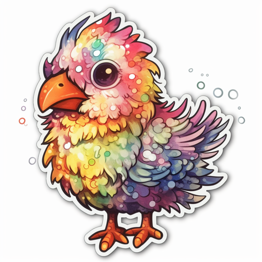 Chicken Vinyl Decal Sticker for Car, Laptop, Tumbler and more # 006576