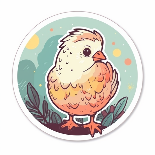 Chicken Vinyl Decal Sticker for Car, Laptop, Tumbler and more # 006568