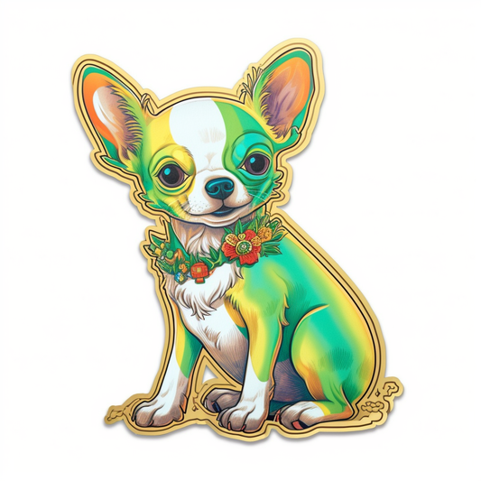 Chihuahua Dog Vinyl Decal Sticker for Car, Laptop, Tumbler and more # 003651