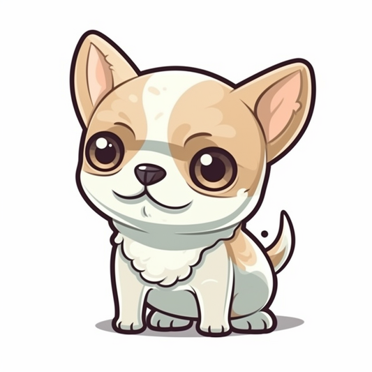 Chihuahua Dog Vinyl Decal Sticker for Car, Laptop, Tumbler and more # 003645
