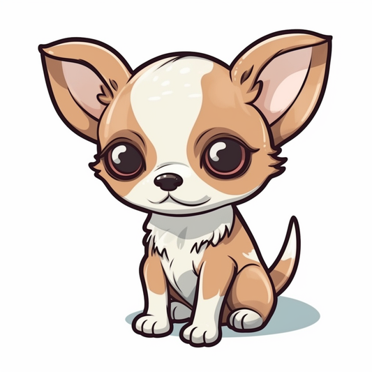 Chihuahua Dog Vinyl Decal Sticker for Car, Laptop, Tumbler and more # 003653