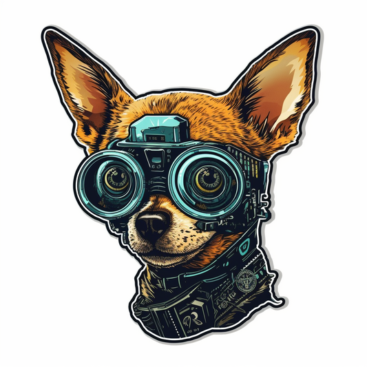 Chihuahua Dog Vinyl Decal Sticker for Car, Laptop, Tumbler and more # 003657