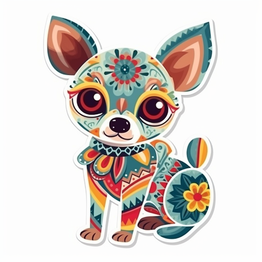 Chihuahua Dog Vinyl Decal Sticker for Car, Laptop, Tumbler and more # 003662