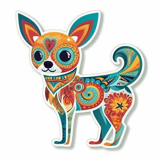 Chihuahua Dog Vinyl Decal Sticker for Car, Laptop, Tumbler and more # 003670