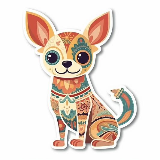 Chihuahua Dog Vinyl Decal Sticker for Car, Laptop, Tumbler and more # 003669