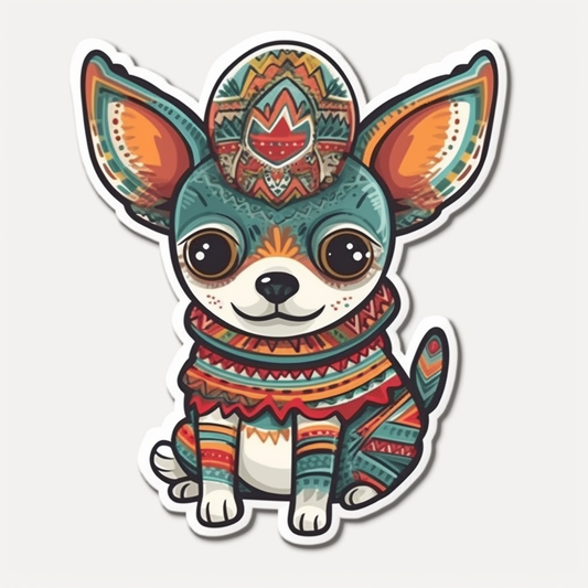 Chihuahua Dog Vinyl Decal Sticker for Car, Laptop, Tumbler and more # 003668