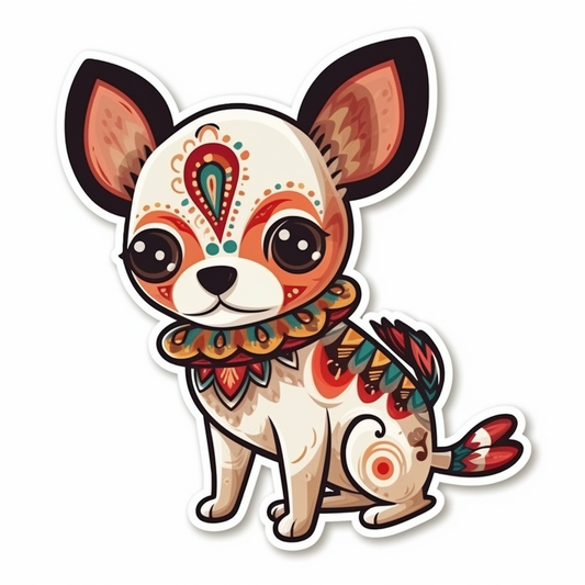 Chihuahua Dog Vinyl Decal Sticker for Car, Laptop, Tumbler and more # 003672