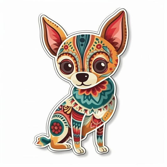 Chihuahua Dog Vinyl Decal Sticker for Car, Laptop, Tumbler and more # 003671