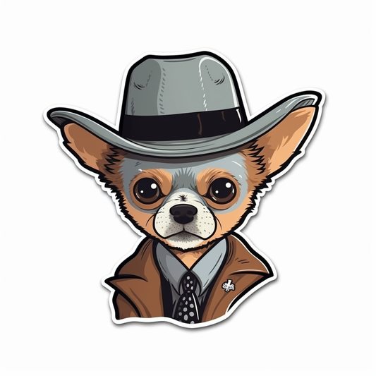 Chihuahua Dog Vinyl Decal Sticker for Car, Laptop, Tumbler and more # 003673