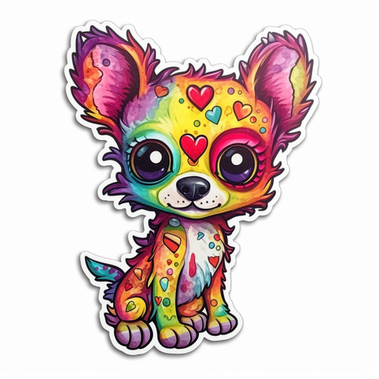 Chihuahua Dog Vinyl Decal Sticker for Car, Laptop, Tumbler and more # 003691
