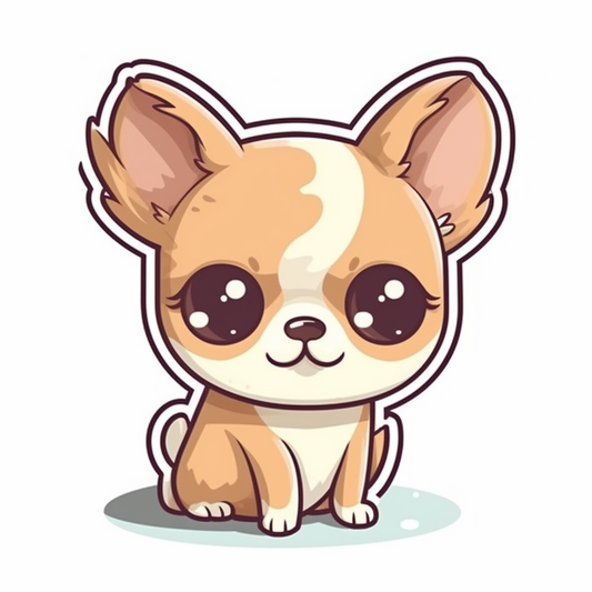 Chihuahua Dog Vinyl Decal Sticker for Car, Laptop, Tumbler and more # 003702