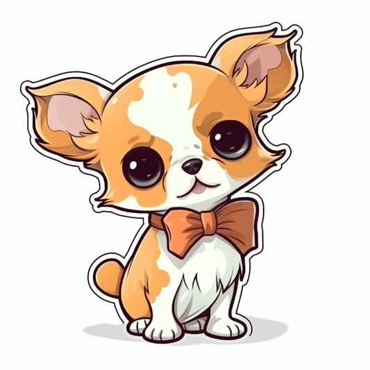 Chihuahua Dog Vinyl Decal Sticker for Car, Laptop, Tumbler and more # 003700