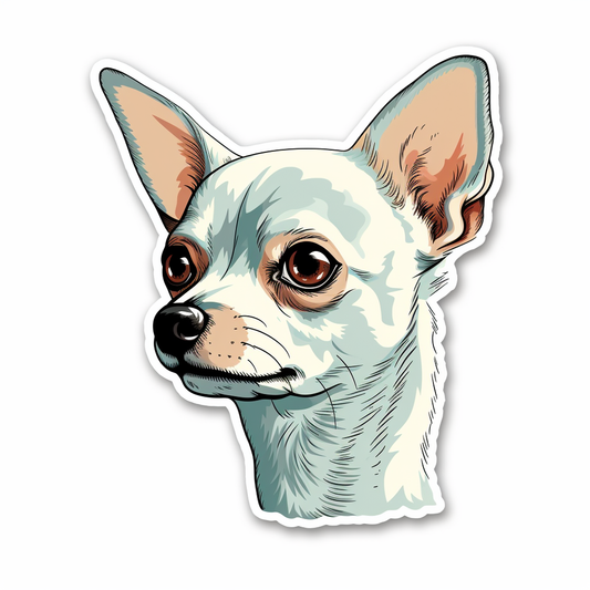 Chihuahua Dog Vinyl Decal Sticker for Car, Laptop, Tumbler and more # 003706