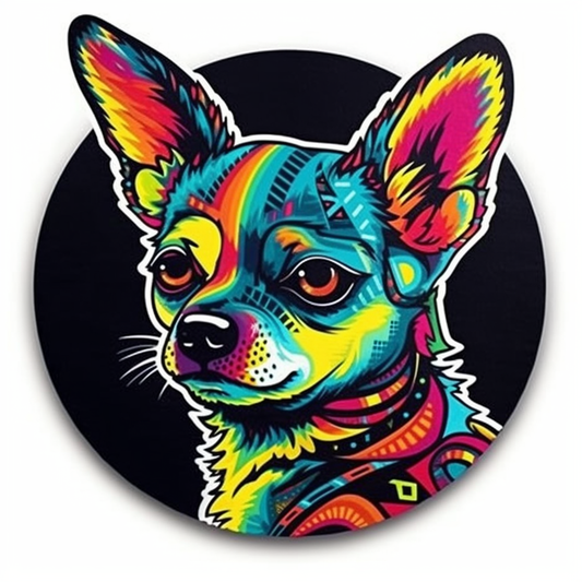 Chihuahua Dog Vinyl Decal Sticker for Car, Laptop, Tumbler and more # 003703