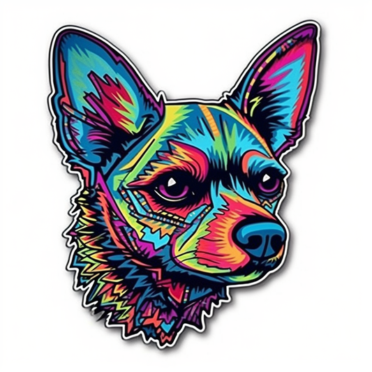 Chihuahua Dog Vinyl Decal Sticker for Car, Laptop, Tumbler and more # 003721