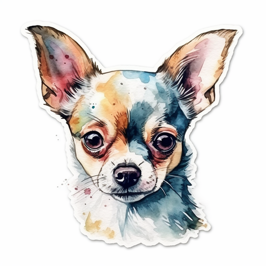 Chihuahua Dog Vinyl Decal Sticker for Car, Laptop, Tumbler and more # 003712