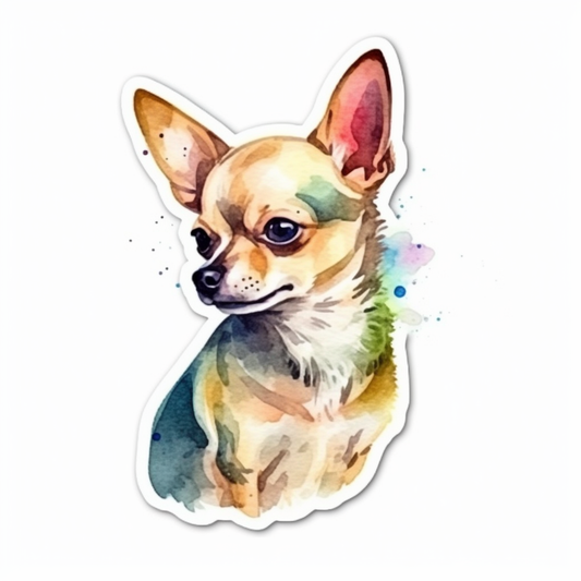 Chihuahua Dog Vinyl Decal Sticker for Car, Laptop, Tumbler and more # 003709