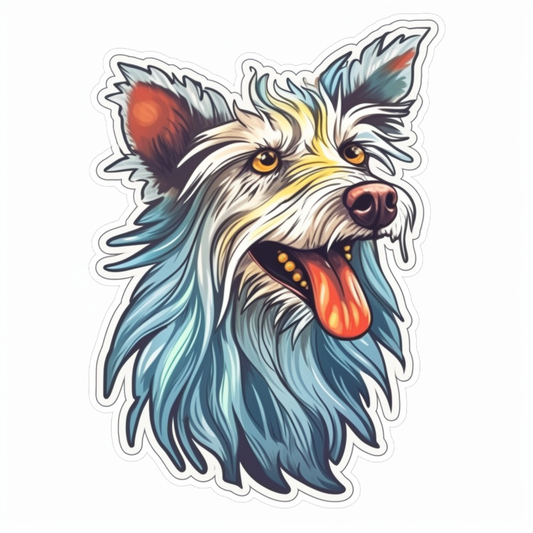 Shetland Sheepdog Dog Vinyl Decal Sticker for Car, Laptop, Tumbler and more # 007248