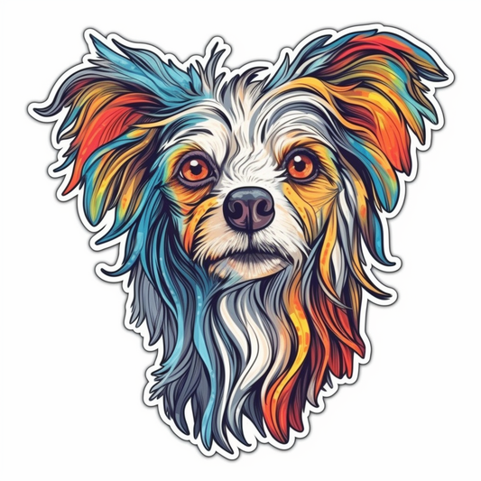 Shetland Sheepdog Dog Vinyl Decal Sticker for Car, Laptop, Tumbler and more # 007263