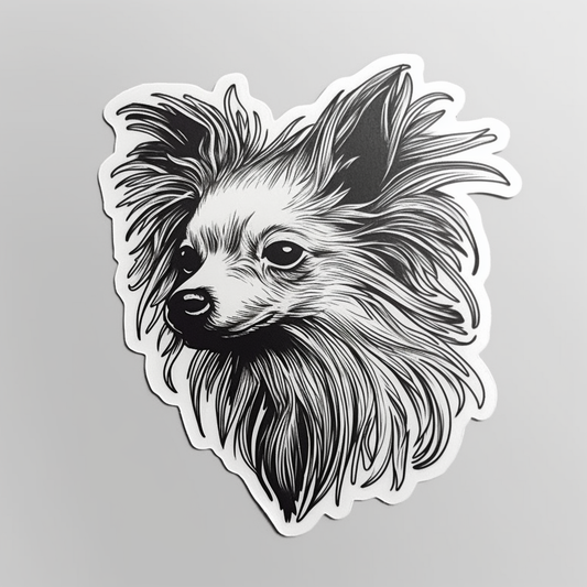 Shetland Sheepdog Dog Vinyl Decal Sticker for Car, Laptop, Tumbler and more # 007243