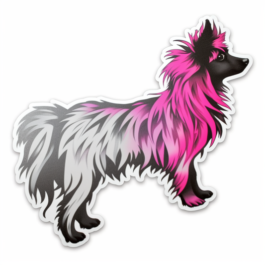 Shetland Sheepdog Dog Vinyl Decal Sticker for Car, Laptop, Tumbler and more # 007249