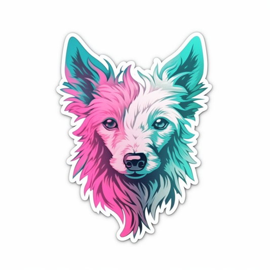 Shetland Sheepdog Dog Vinyl Decal Sticker for Car, Laptop, Tumbler and more # 007245