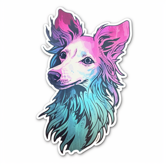 Shetland Sheepdog Dog Vinyl Decal Sticker for Car, Laptop, Tumbler and more # 007254