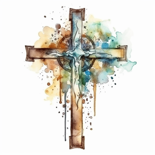 Christian Cross Vinyl Decal Sticker for Car, Laptop, Tumbler and more # 007840