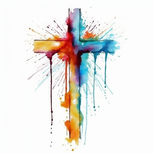 Christian Cross Vinyl Decal Sticker for Car, Laptop, Tumbler and more # 007850